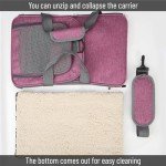 Pink Soft-Sided Pet Carrier for Dogs and Cats