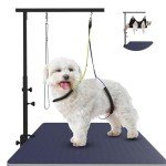 Adjustable Dog Grooming Arm with Hammock Support