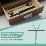 Adjustable Dog Grooming Arm with Hammock Support