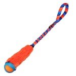 Fauxtastic PowerBall Bungee Tug Toy for Dogs