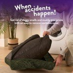 Extra Large Washable Calming Dog Bed - Green