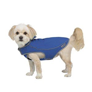 Fleece-Lined Waterproof Dog Jacket - Reflective Vest