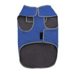 Fleece-Lined Waterproof Dog Jacket - Reflective Vest