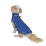 Fleece-Lined Waterproof Dog Jacket - Reflective Vest
