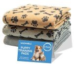 Washable Puppy Training Pads - 3-Pack