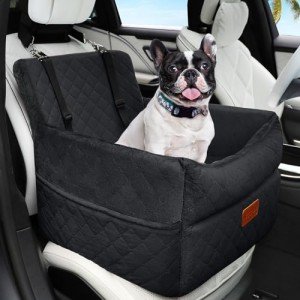 Small Dog Car Seat with Memory Foam Cushion