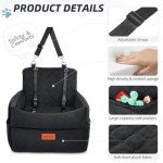 Small Dog Car Seat with Memory Foam Cushion