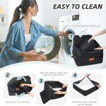 Small Dog Car Seat with Memory Foam Cushion