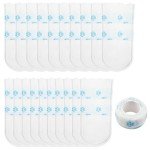 20 Pack Disposable Waterproof Dog Boots for Healing