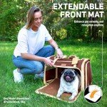 PETPROVED Foldable Pet Carrier for Dogs and Cats