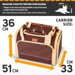 PETPROVED Foldable Pet Carrier for Dogs and Cats