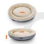 Cozy Round Dog and Cat Bed - Grey