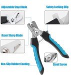 Dog Nail Clippers with Safety Lock and Guard