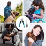 Dog Nail Clippers with Safety Lock and Guard
