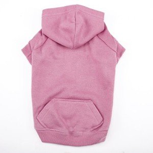Pink Basic Dog Hoodie - Large 20