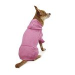 Pink Basic Dog Hoodie - Large 20