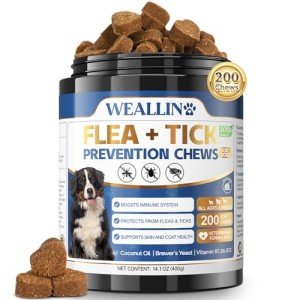 WEALLIN Soft Chews for Dog Flea and Tick Control