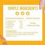 Air-Dried Chicken Strips for Dogs - 200g