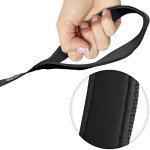 Padded Black Dog Lead with Comfortable Handle - 180cm