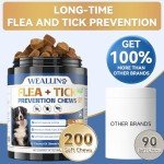 WEALLIN Soft Chews for Dog Flea and Tick Control