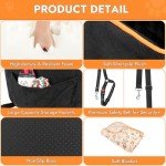 Cozy Memory Foam Dog Car Seat for Small Dogs