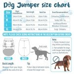 Sahunfri 2 Pack Fleece Dog Jumpers for Winter