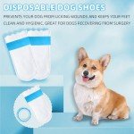 20 Pack Disposable Dog Boots for Injured Paws