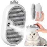 Rechargeable Pet Steam Brush for Dogs & Cats