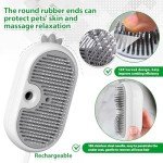 Rechargeable Pet Steam Brush for Dogs & Cats