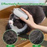 Rechargeable Pet Steam Brush for Dogs & Cats