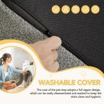 Teddy Velvet Non-Slip Dog Steps for Beds