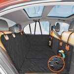 Dog Car Seat Extender with Mesh Window & Storage