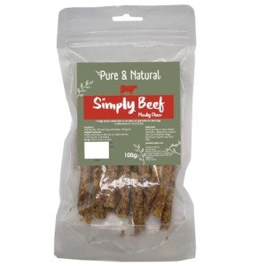 Natural Beef Meaty Sticks Dog Chews - 100g