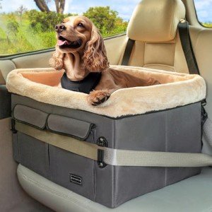 Petsfit Dog Car Booster Seat for Medium Dogs