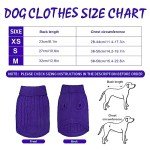 Cozy Purple Turtleneck Sweater for Small Dogs