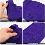 Cozy Purple Turtleneck Sweater for Small Dogs