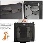 Wakytu 2-in-1 Pet Carrier for Medium Dogs and Cats