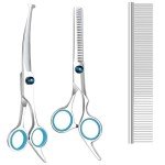 Dog Grooming Scissors Set with Safety Tips