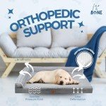 Large Velvet Orthopedic Dog Sofa Bed