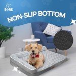 Large Velvet Orthopedic Dog Sofa Bed