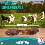 Large Collagen Chewy Beef Dog Bones - 4 Pack