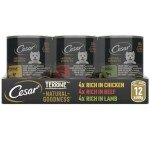 Cesar Natural Goodness Wet Dog Food, 12 Cans