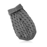 Cozy Knitted Dog Sweater with Turtleneck