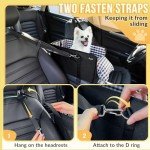 SlowTon Dog Car Seat with Safety Belt and Cushions