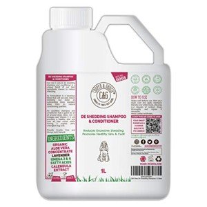 Natural Dog Shampoo and Conditioner for Shedding