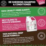 Natural Dog Shampoo and Conditioner for Shedding