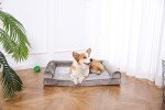 Amazon Basics Orthopedic Dog Bed with Bolster