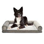 Amazon Basics Orthopedic Dog Bed with Bolster