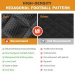 Moveland Waterproof Dog Seat Cover - Football Pattern