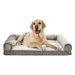 Amazon Basics Orthopedic Dog Bed with Bolster